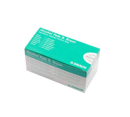 Alcohol pads / preps, 100 pcs