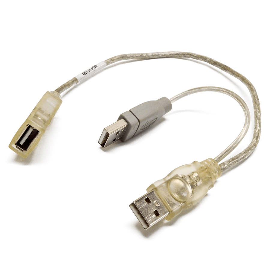 USB Extension with Dual Power Adaptor