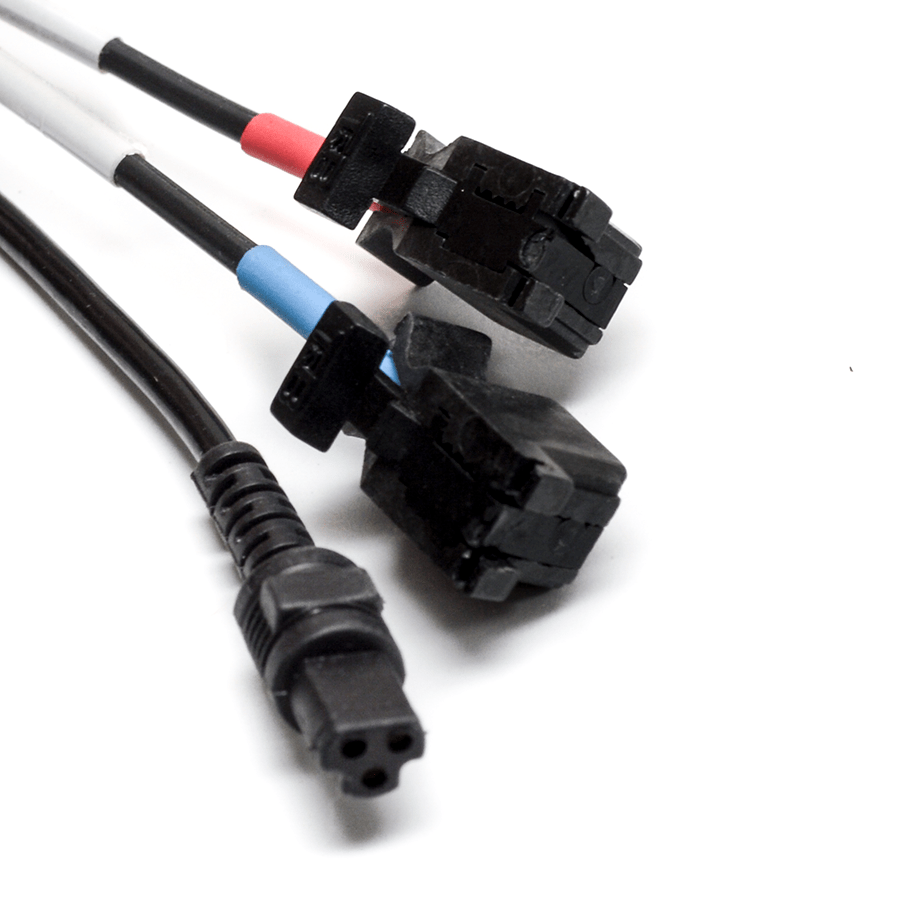 2-Channel Power Optical Cable – 2.5m, square connectors