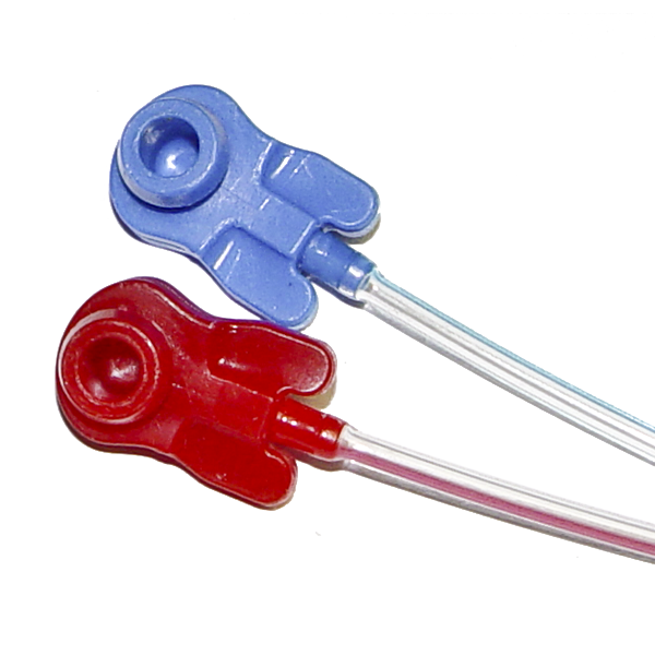 EarHug adaptor with tubes (Red and Blue Pair)