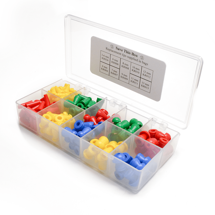 OAE Plastic Eartips (case 10 each 3-13mm)