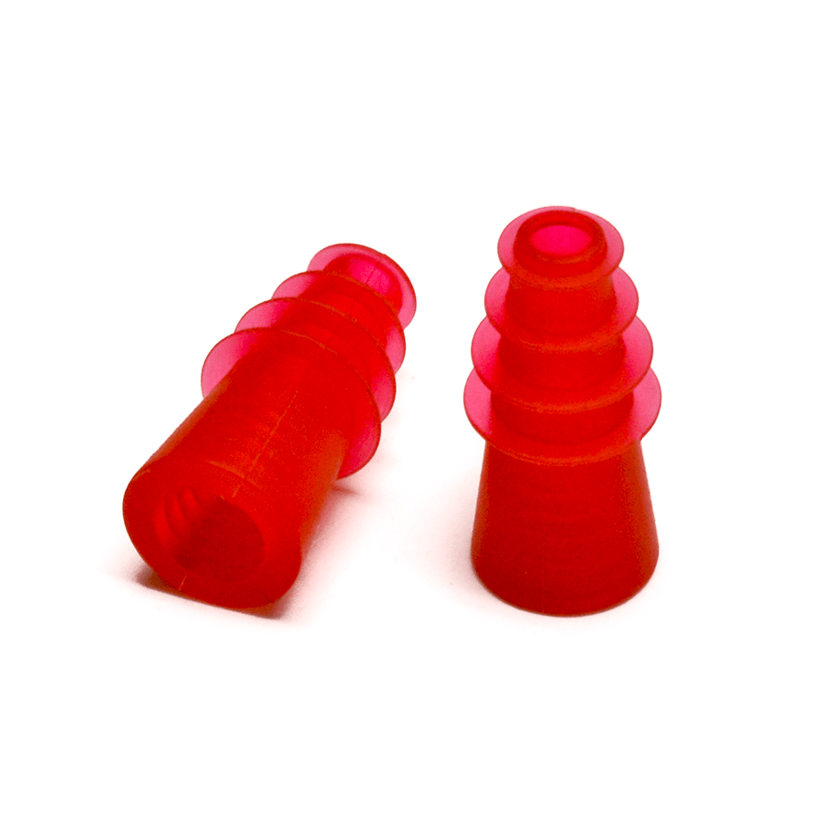 OAE Pediatric Red Flanged Ear-tip (100 ct.)